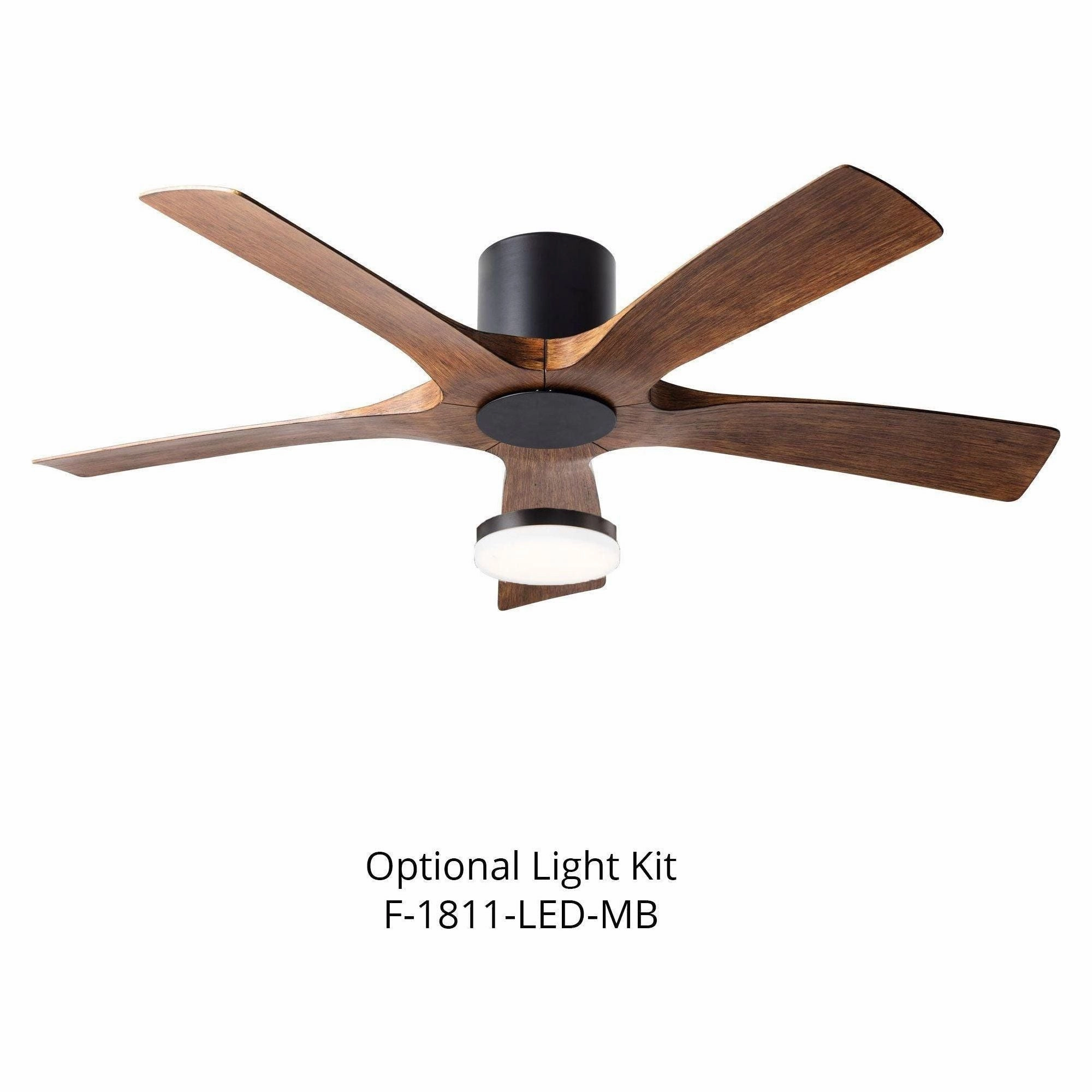 Aviator Indoor/Outdoor 5-Blade 54" Smart Flush Mount Ceiling Fan with Remote Control
