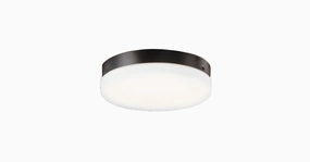 Aviator LED Light Kit Matte Black whisper-quiet fans for bedrooms and offices