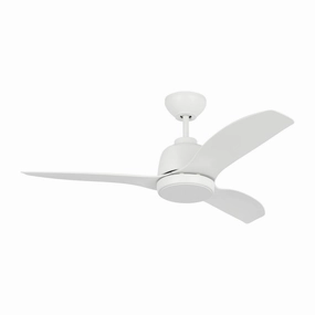 Avila 44"Ceiling Fan Matte White best small fans for home and travel