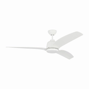 Avila 60"Ceiling Fan Matte White outdoor exterior fans for patio cooling