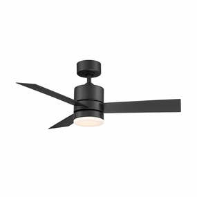 Axis 44"Ceiling Fan Matte Black compact small fans for bedrooms