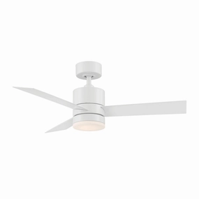 Axis 44"Ceiling Fan Matte White weatherproof fans for outdoor environments