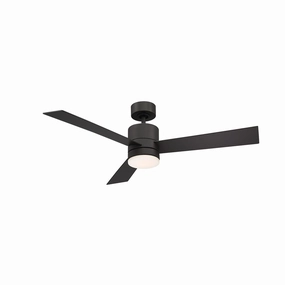 Axis 52"Ceiling Fan Matte Black weatherproof fans for outdoor environments