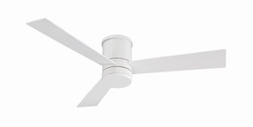 Axis 52"Ceiling Fan Matte White space-saving huggers with modern style