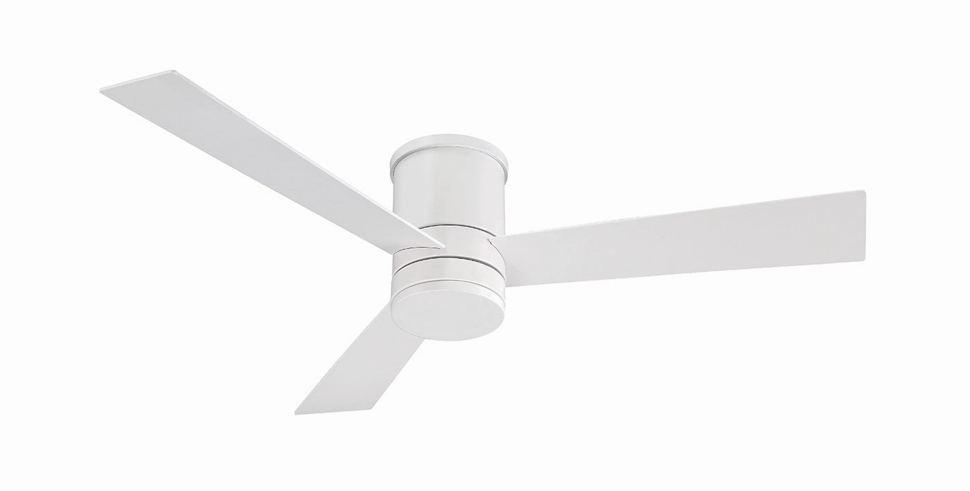 Axis 52"Ceiling Fan Matte White space-saving huggers with modern style