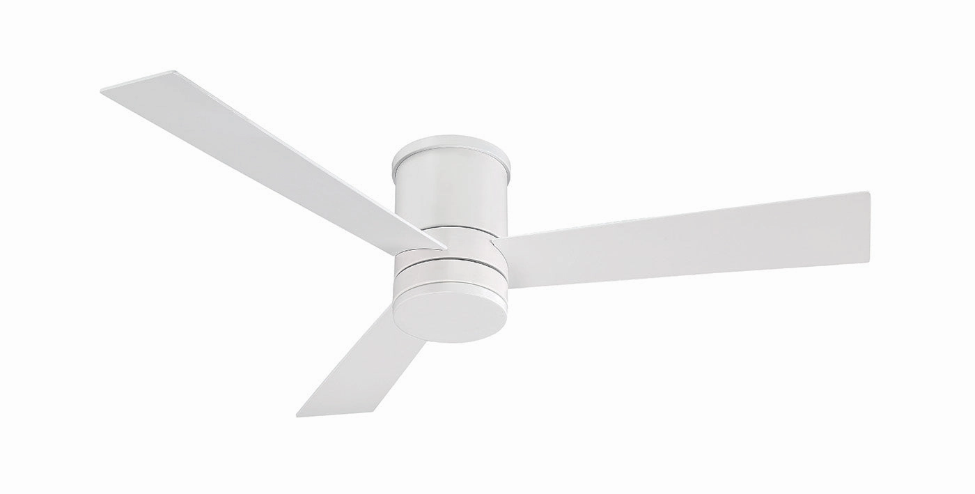 Axis 52"Ceiling Fan Matte White space-saving huggers with modern style