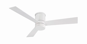 Axis 52"Ceiling Fan Matte White space-saving huggers with modern style
