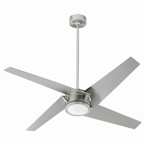Axis 54"Ceiling Fan Satin Nickel versatile medium fans for any space