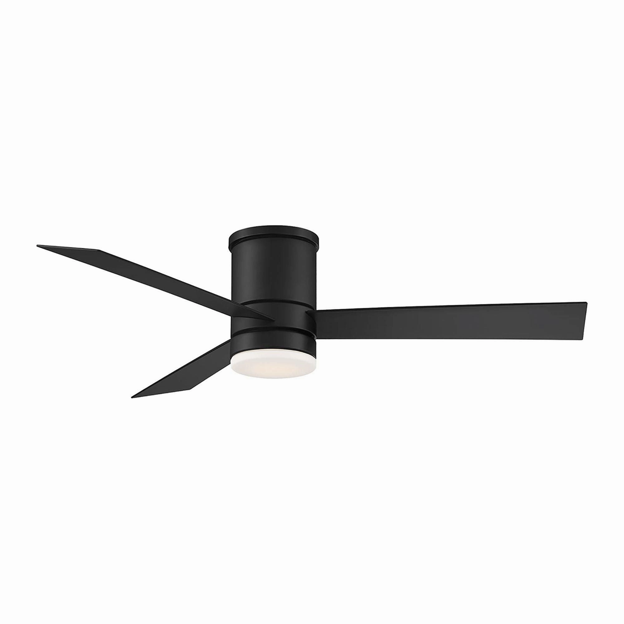 Axis Indoor/Outdoor 3-Blade 52" Smart Flush Mount Ceiling Fan with LED Light Kit and Remote Control