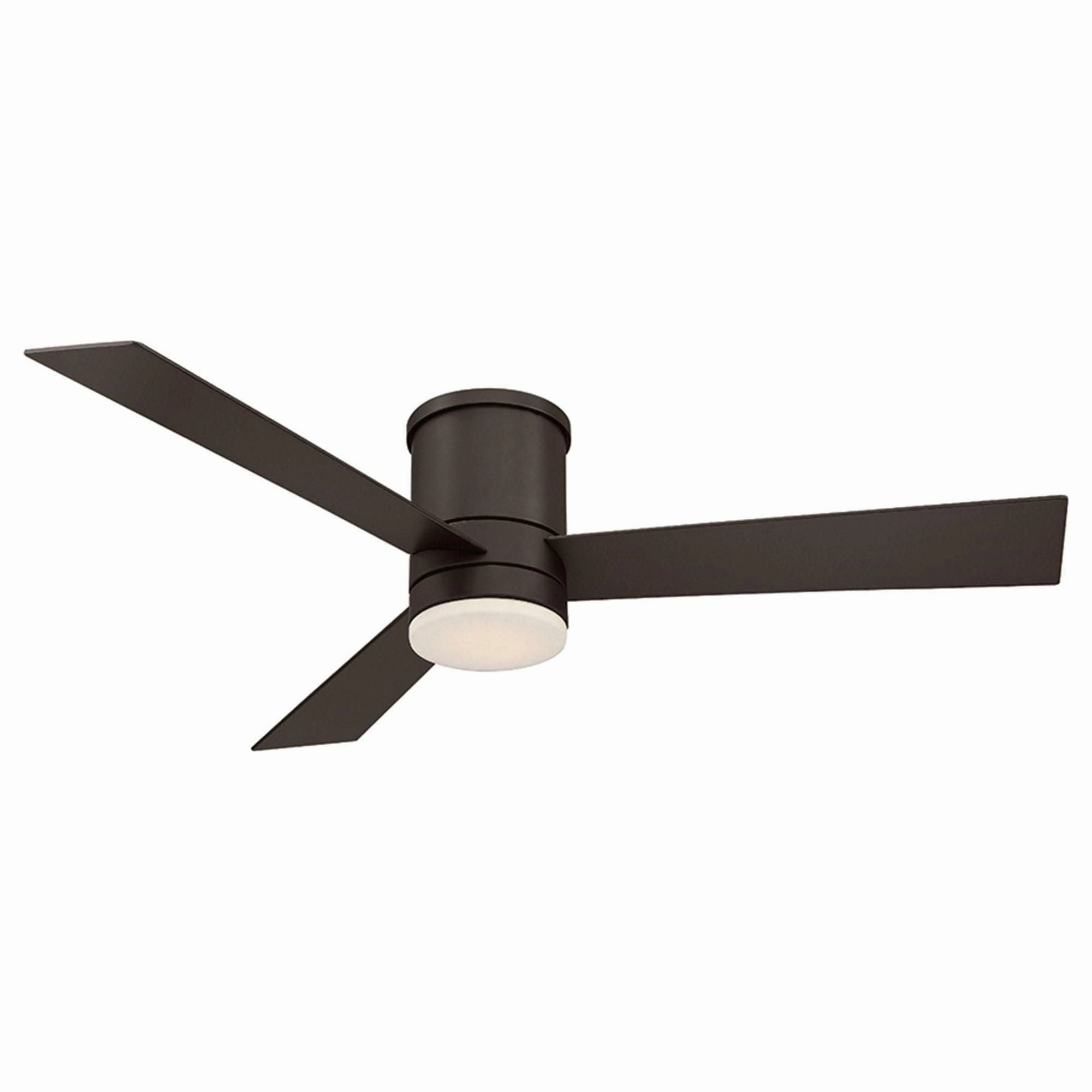 Axis Indoor/Outdoor 3-Blade 52" Smart Flush Mount Ceiling Fan with LED Light Kit and Remote Control