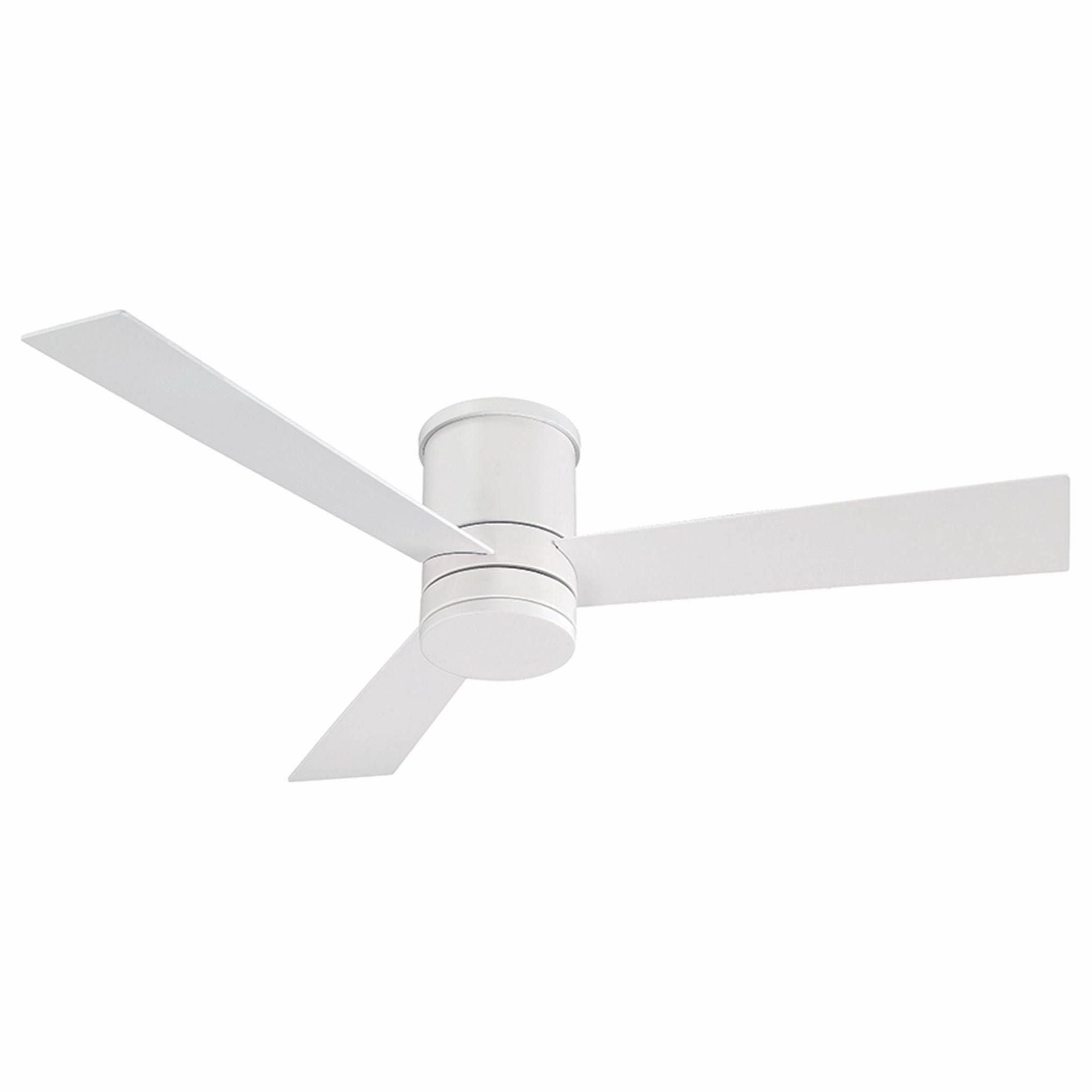 Axis Indoor/Outdoor 3-Blade 52" Smart Flush Mount Ceiling Fan with LED Light Kit and Remote Control