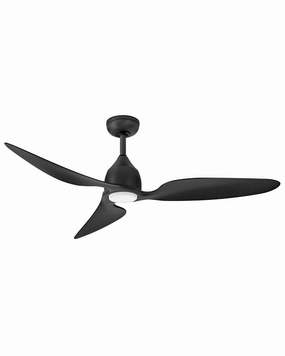 Azura 52" Smart Fan Matte Black outdoor exterior fans for patio cooling
