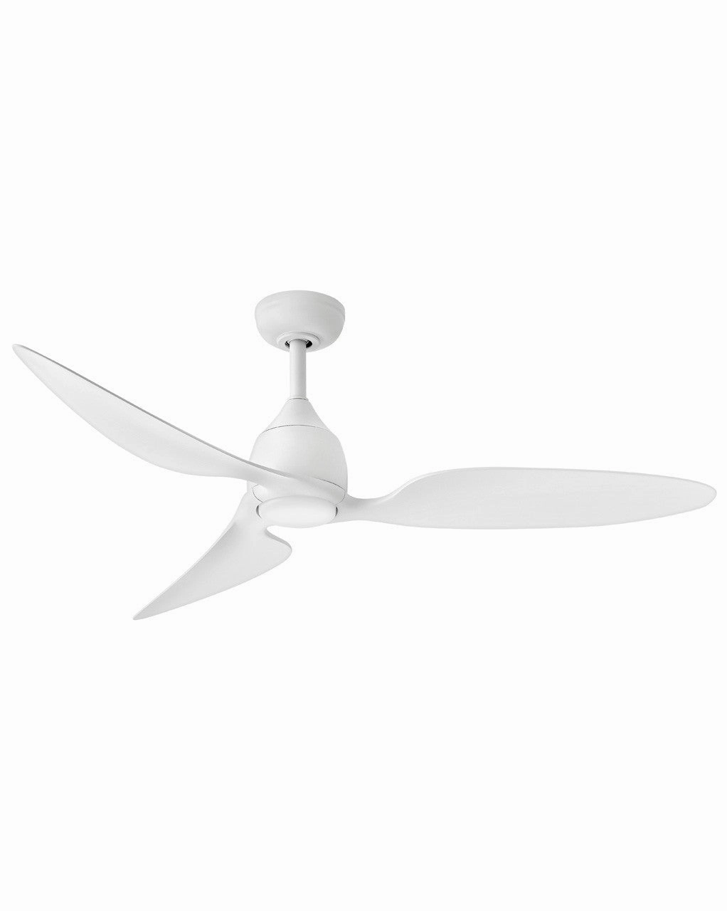 Azura 52" Smart Fan Matte White sleek design electric fans for modern homes