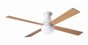 Ball Flush 42" Ceiling Fan quiet and compact hugger fans