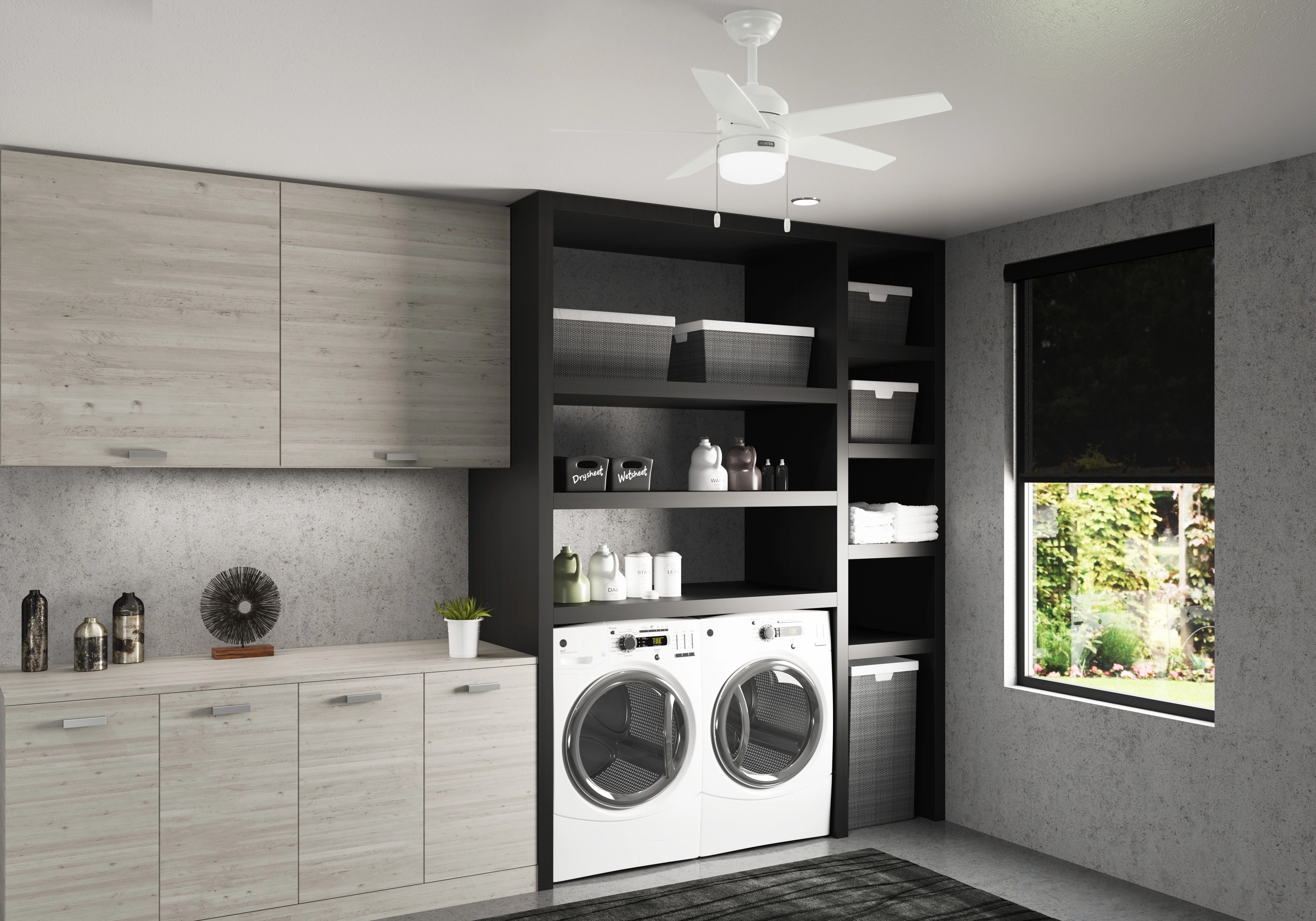 Bardot 44"Ceiling Fan Fresh White