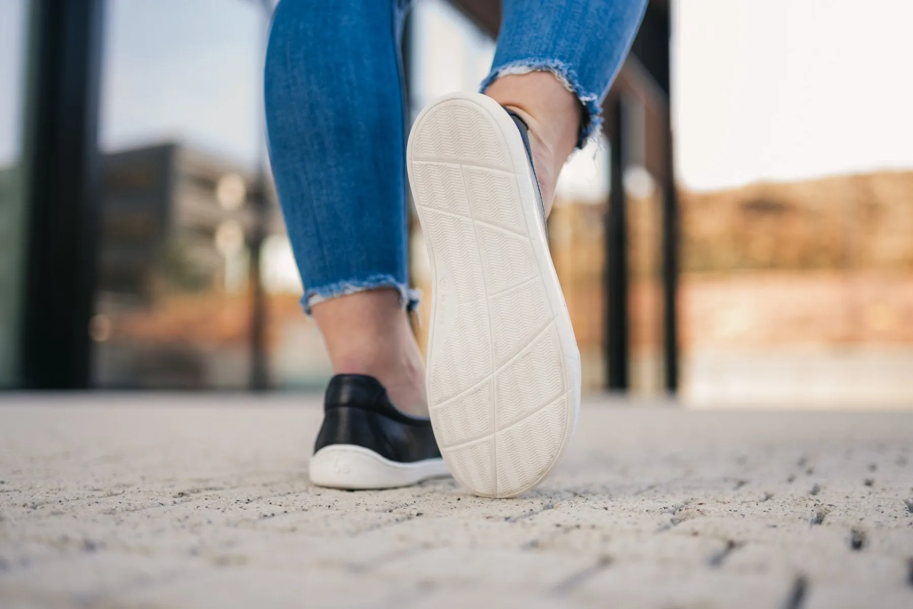 Barefoot Sneakers - Be Lenka Eazy Neo - Black & White Shoes_Be Lenka_Footwear