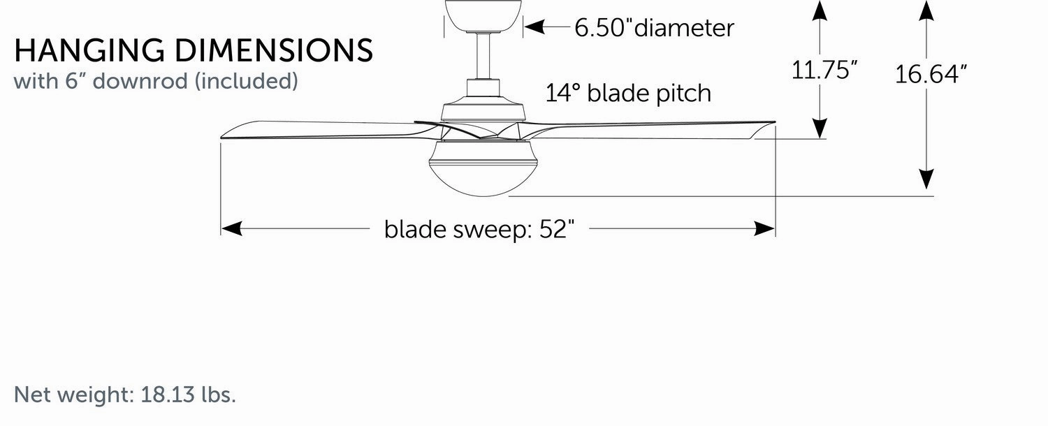 Barlow 52"Ceiling Fan Antique Graphite