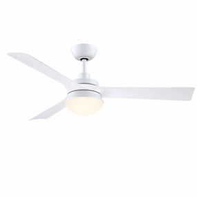 Barlow 52"Ceiling Fan Matte White portable medium fans with handle design