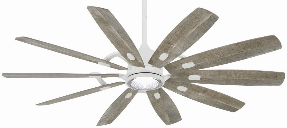 Barn 65"Ceiling Fan Flat White modern medium fans for everyday cooling