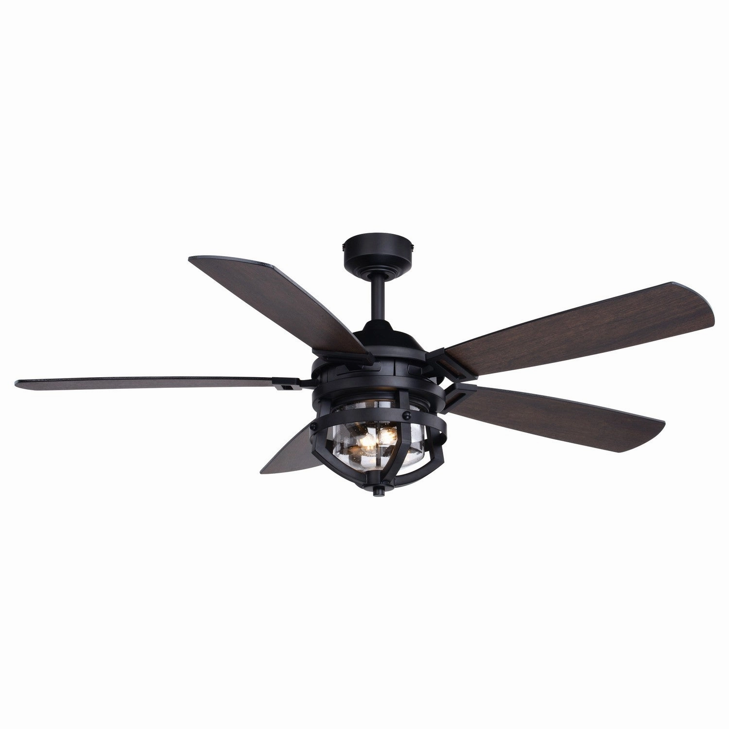 Barnes 54"Ceiling Fan Matte Black quiet electric fans for home use