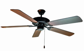 Basic-Max 52"Ceiling Fan Oil Rubbed Bronze / Walnut / Pecan energy-efficient medium fans with remote