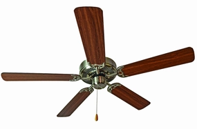 Basic-Max 52"Ceiling Fan Satin Nickel / Walnut / Pecan portable electric fans for dorm rooms