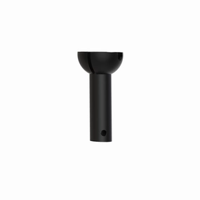 Basic-Max Down Rod Black compact electric fans for small spaces