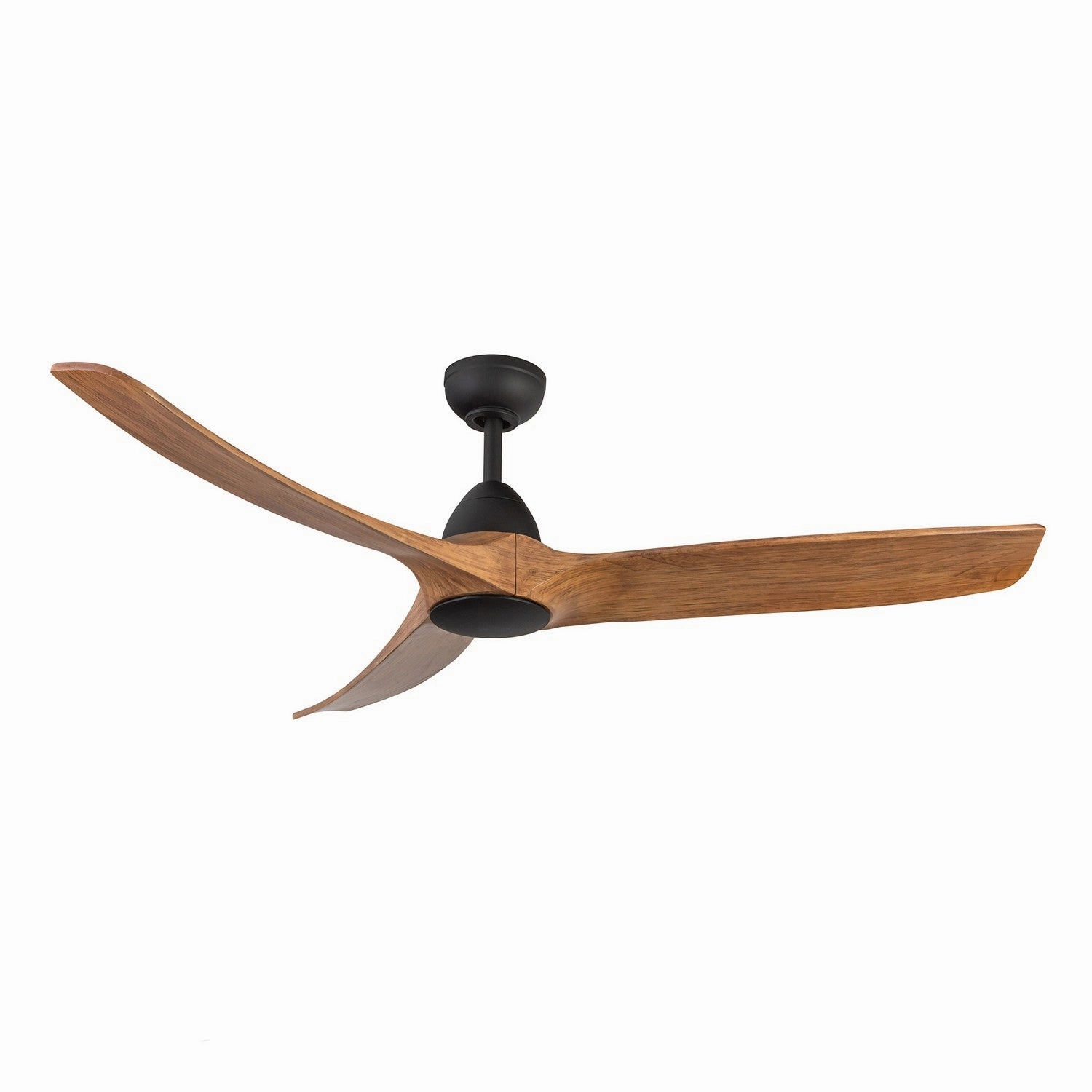 Baylor 60"Ceiling Fan Matte Black/Natural Wood