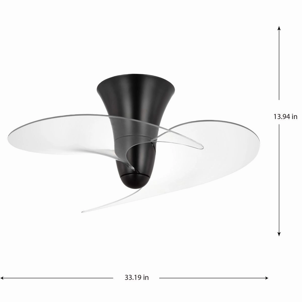 Beal 36"Ceiling Fan Matte Black