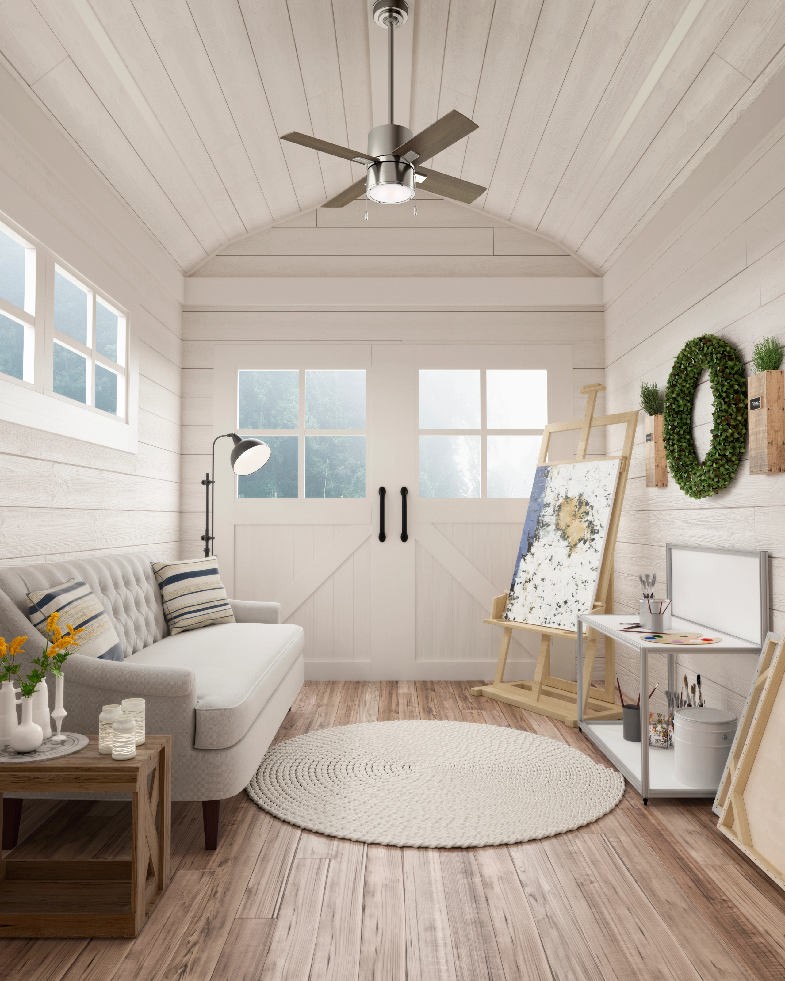 Beck 42"Ceiling Fan Brushed Nickel