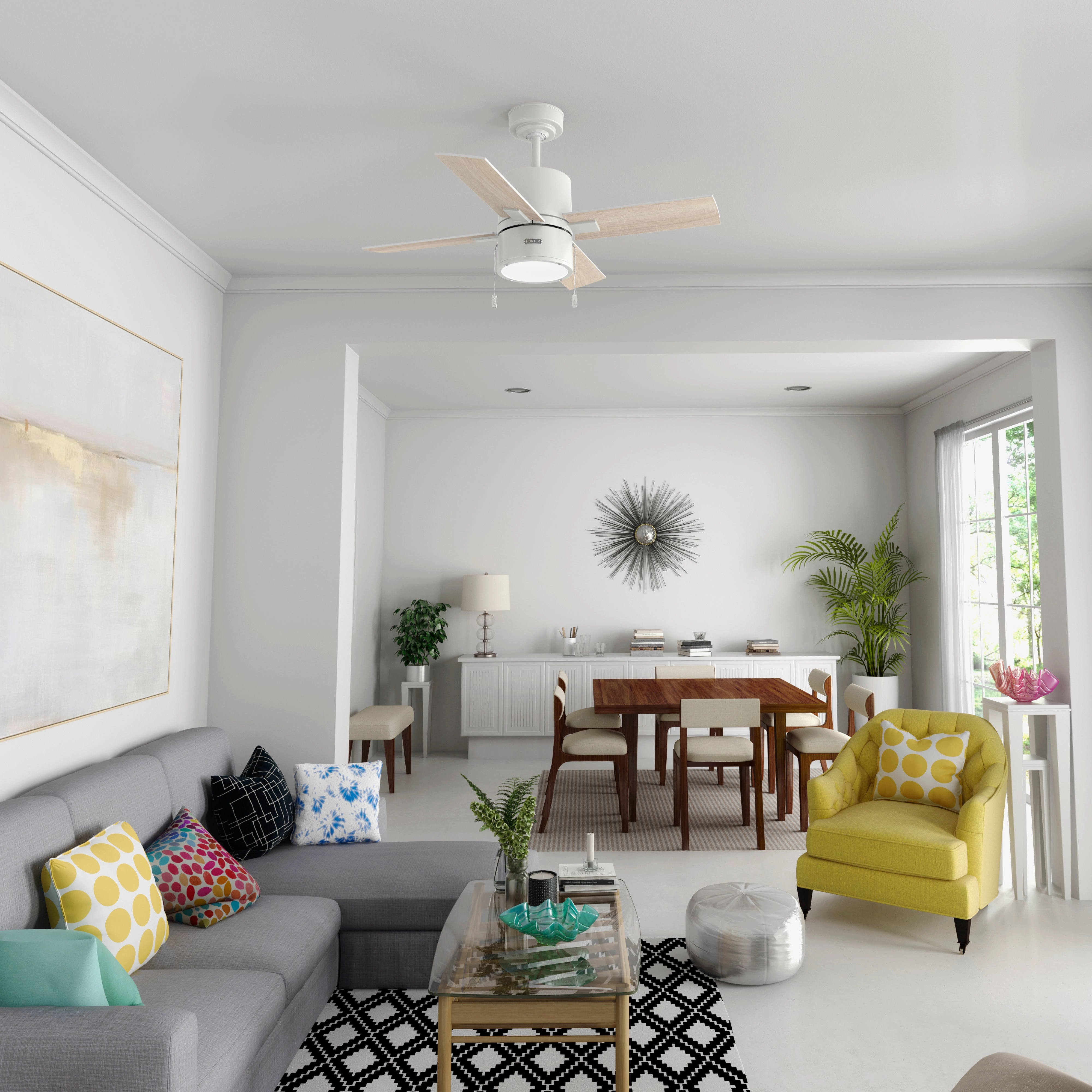 Beck 42"Ceiling Fan Fresh White
