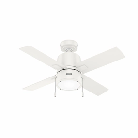 Beck 42"Ceiling Fan Fresh White multi-speed fans with easy controls