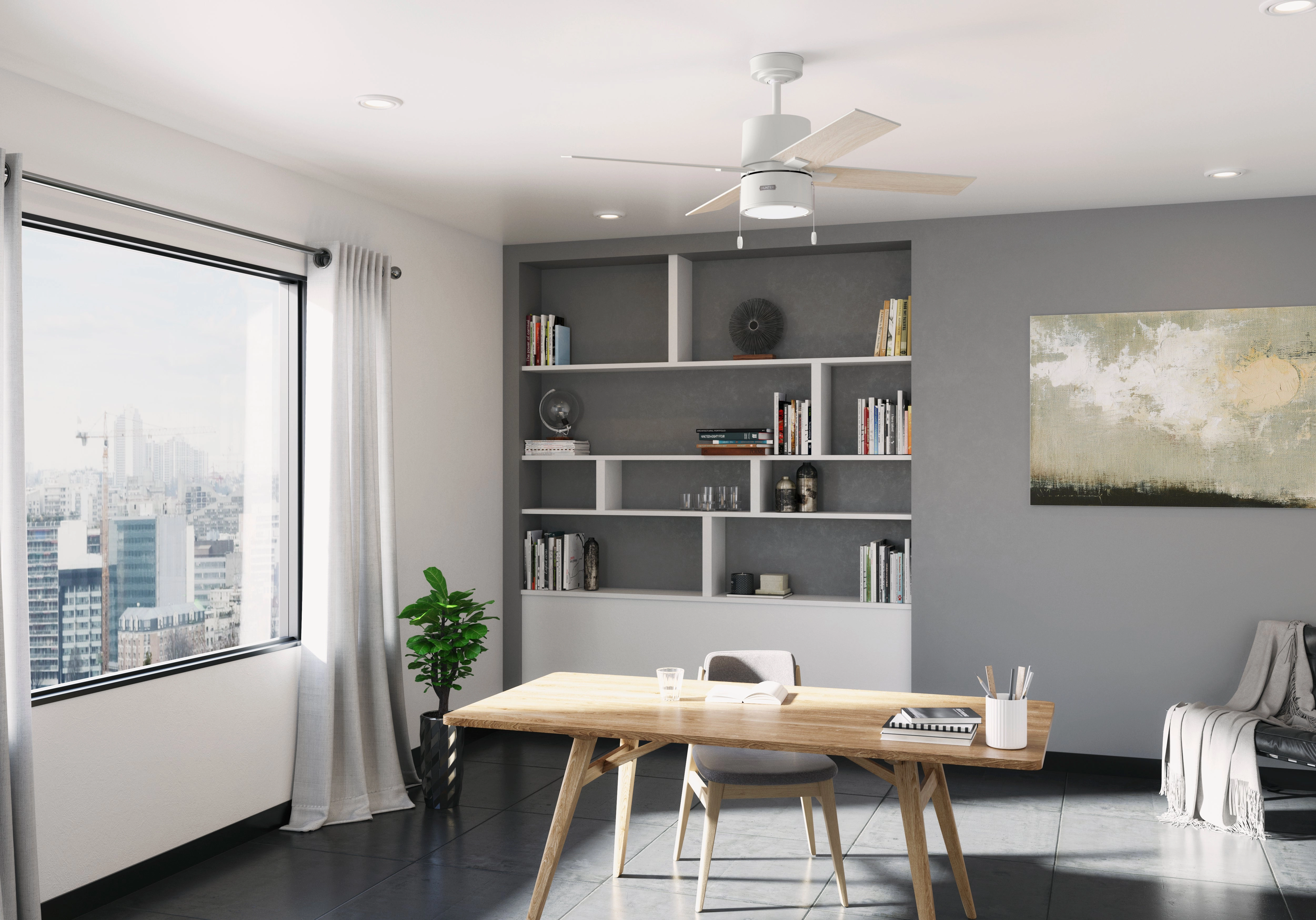 Beck 52"Ceiling Fan Fresh White