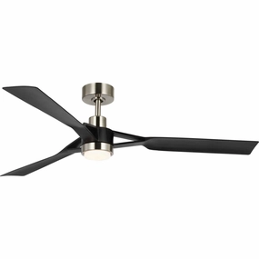 Belen 60"Ceiling Fan Brushed Nickel high-speed electric fans for better airflow