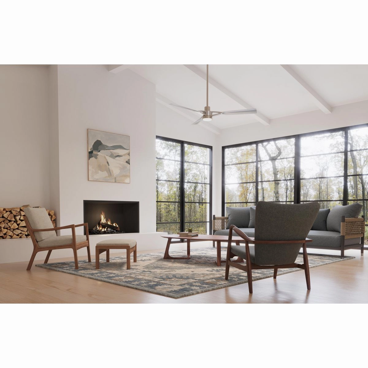 Belen 60"Ceiling Fan Brushed Nickel