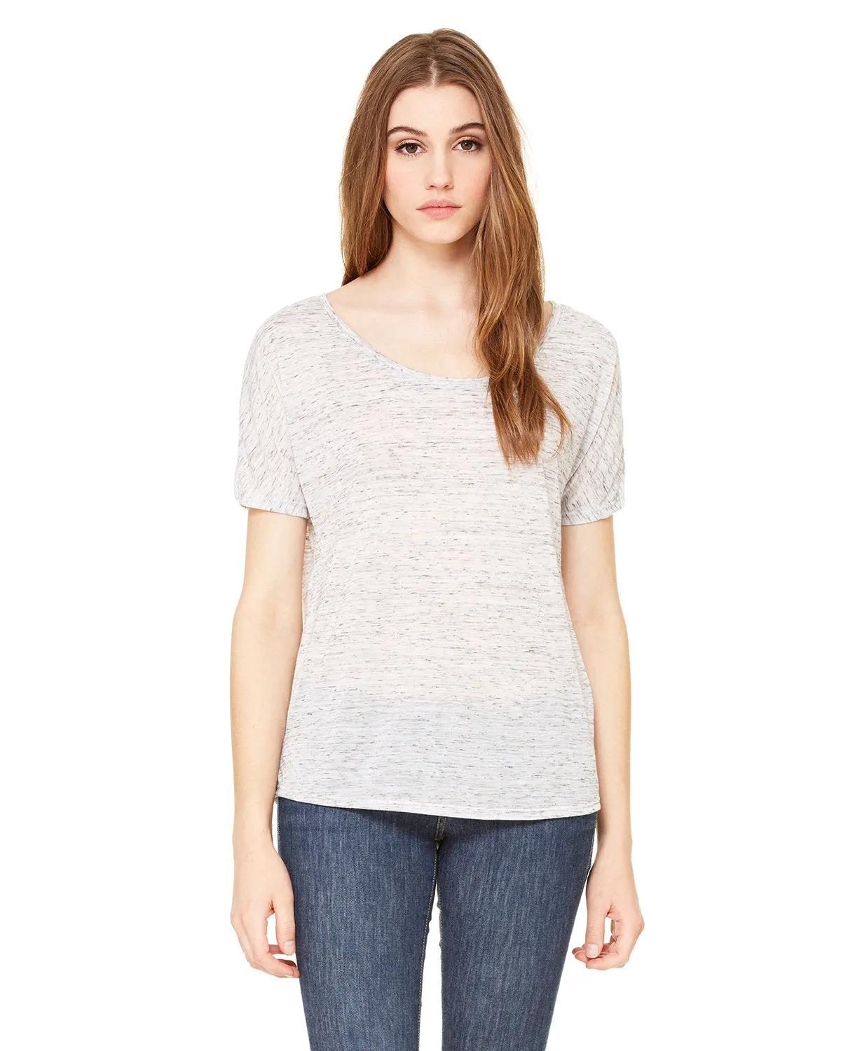 Bella   Canvas 8816 Ladies' Slouchy Scoop-Neck T-Shirt