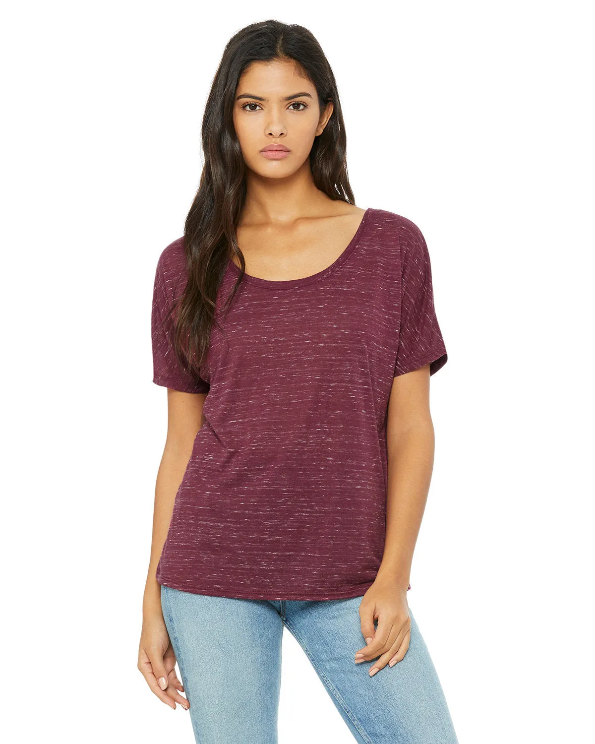 Bella   Canvas 8816 Ladies' Slouchy Scoop-Neck T-Shirt