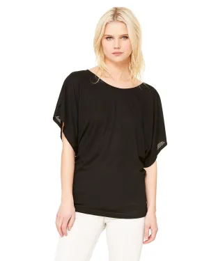Bella   Canvas 8821 Ladies' Flowy Draped Sleeve Dolman T-Shirt
