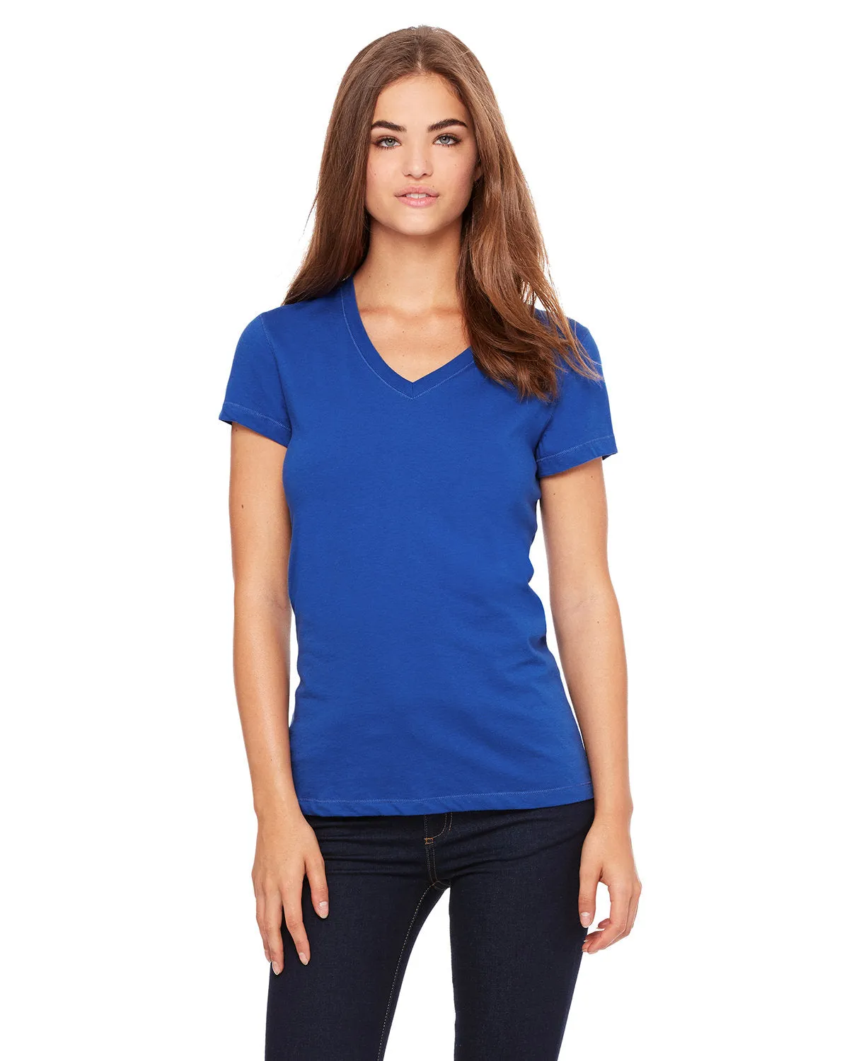 Bella   Canvas B6005 Ladies' Jersey Short-Sleeve V-Neck T-Shirt