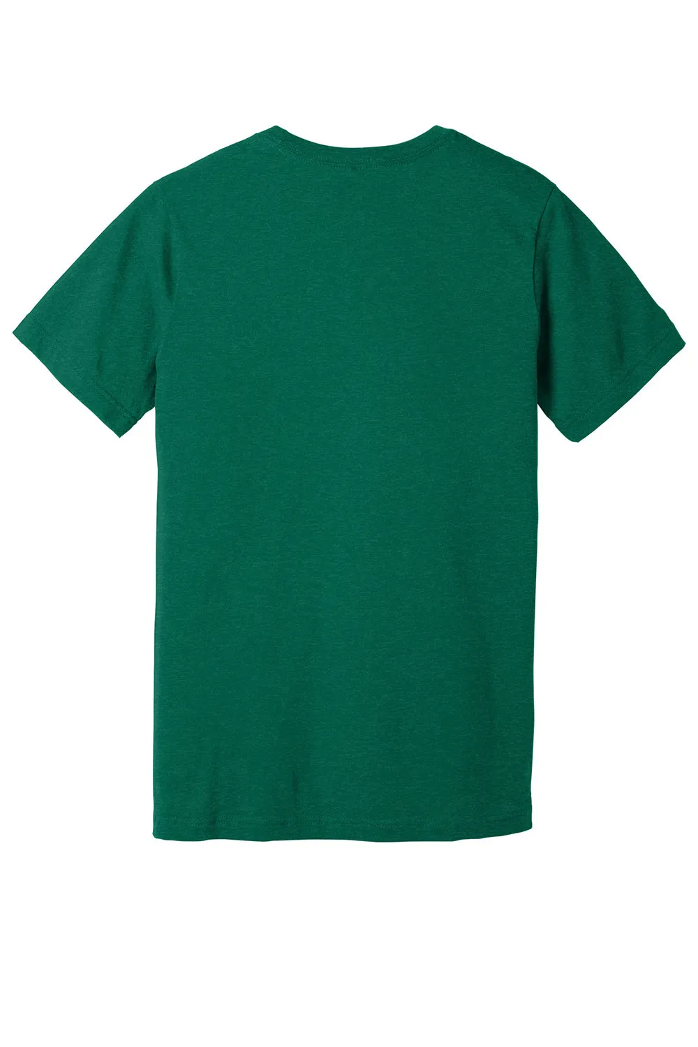 Bella   Canvas Mens CVC Short Sleeve V-Neck T-Shirt - Heather Grass Green