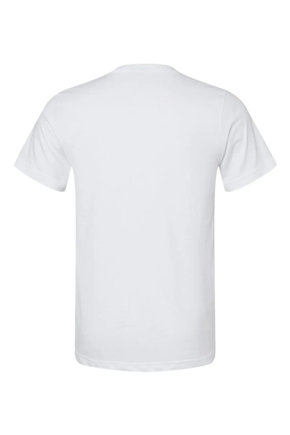 Bella   Canvas Mens CVC Short Sleeve V-Neck T-Shirt - Solid White