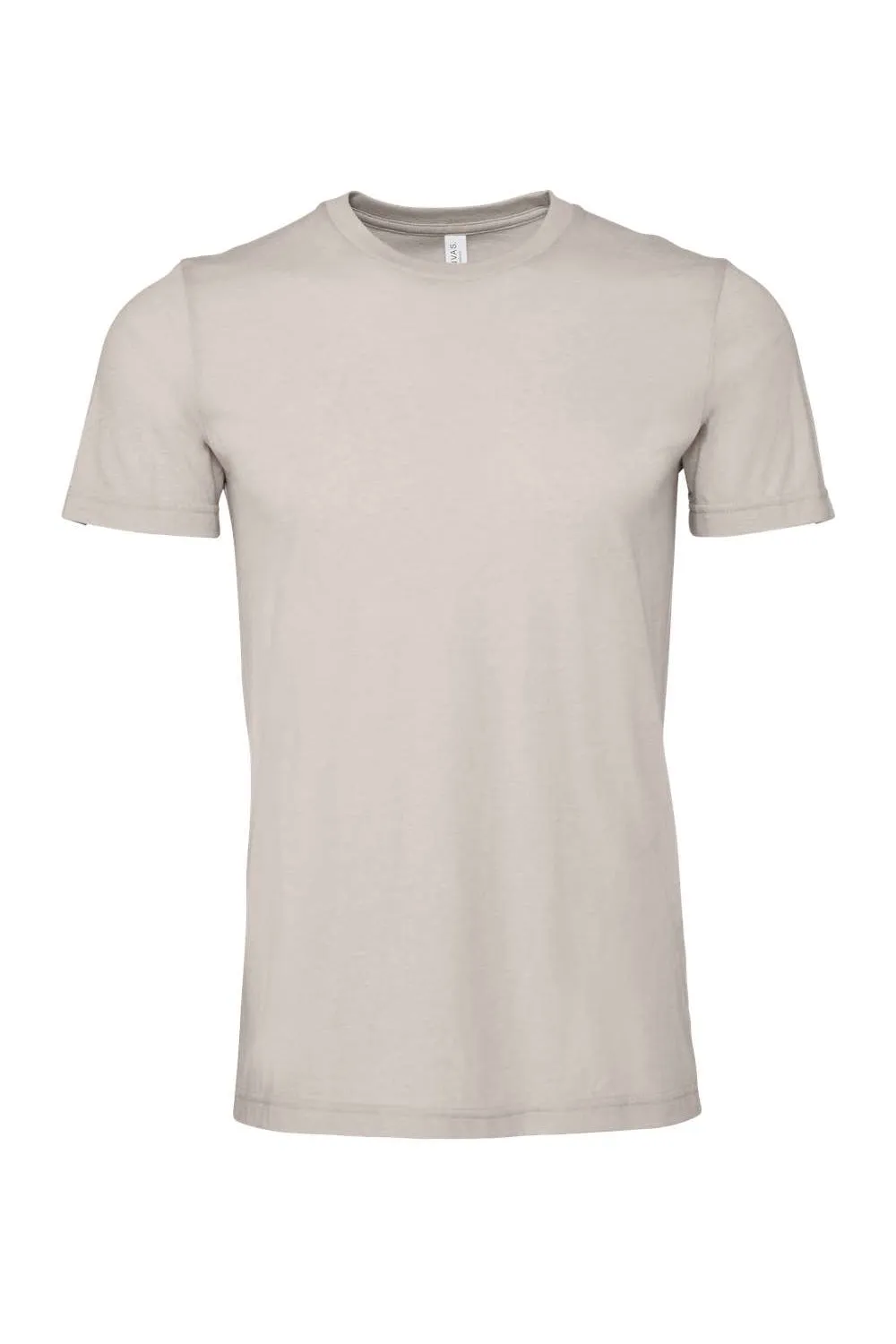 Bella   Canvas Mens Heather CVC Short Sleeve Crewneck T-Shirt - Heather Cool Grey