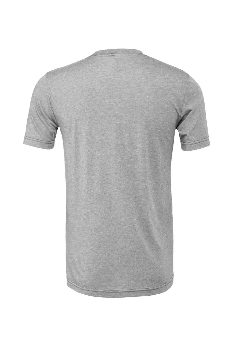 Bella   Canvas Mens Heather CVC Short Sleeve Crewneck T-Shirt - Heather Grey