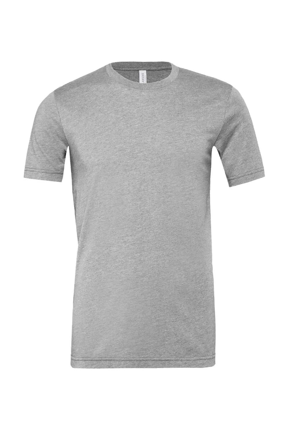 Bella   Canvas Mens Heather CVC Short Sleeve Crewneck T-Shirt - Heather Grey