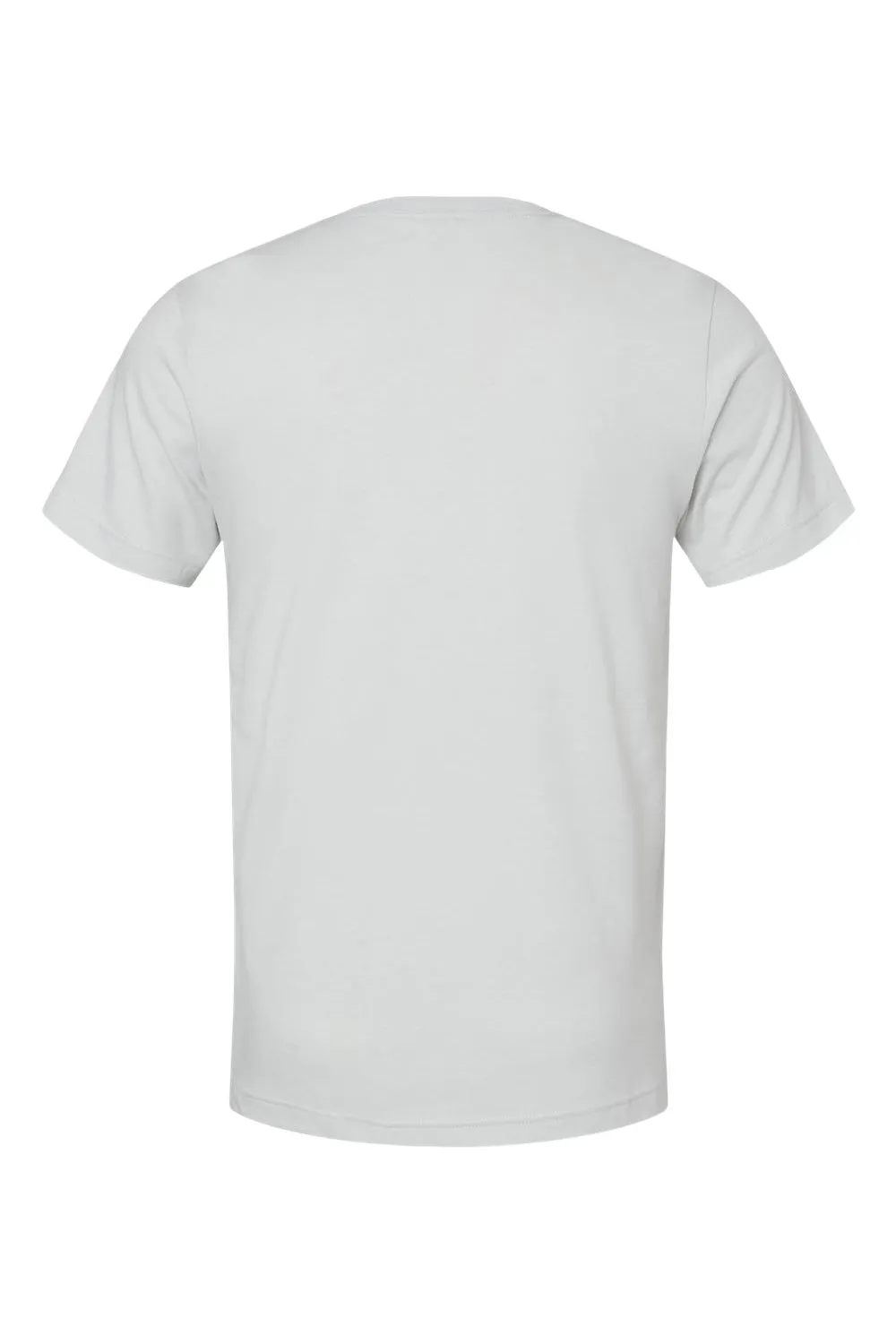 Bella   Canvas Mens Heather CVC Short Sleeve Crewneck T-Shirt - Heather Silver Grey