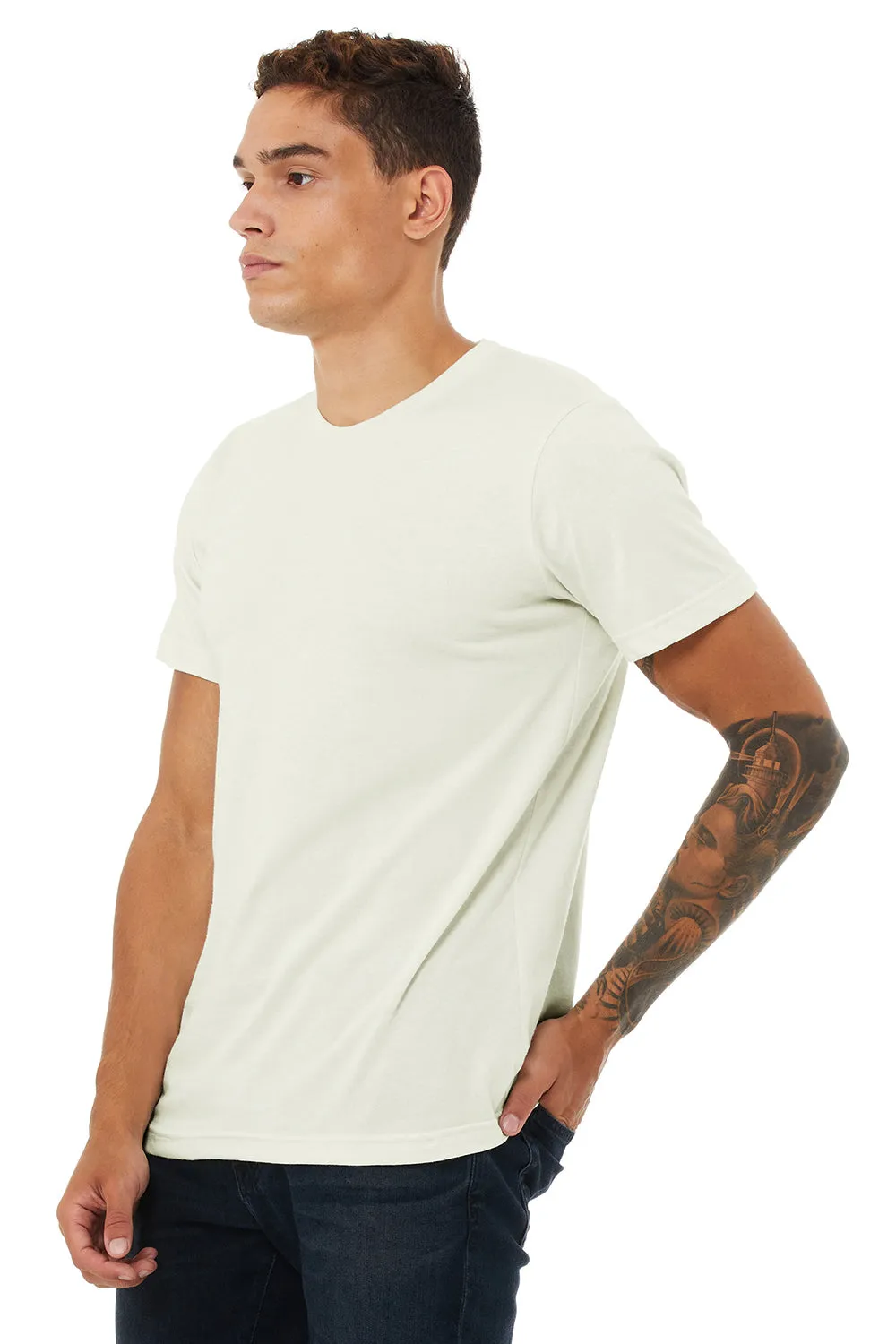 Bella   Canvas Mens Jersey Short Sleeve Crewneck T-Shirt - Citron