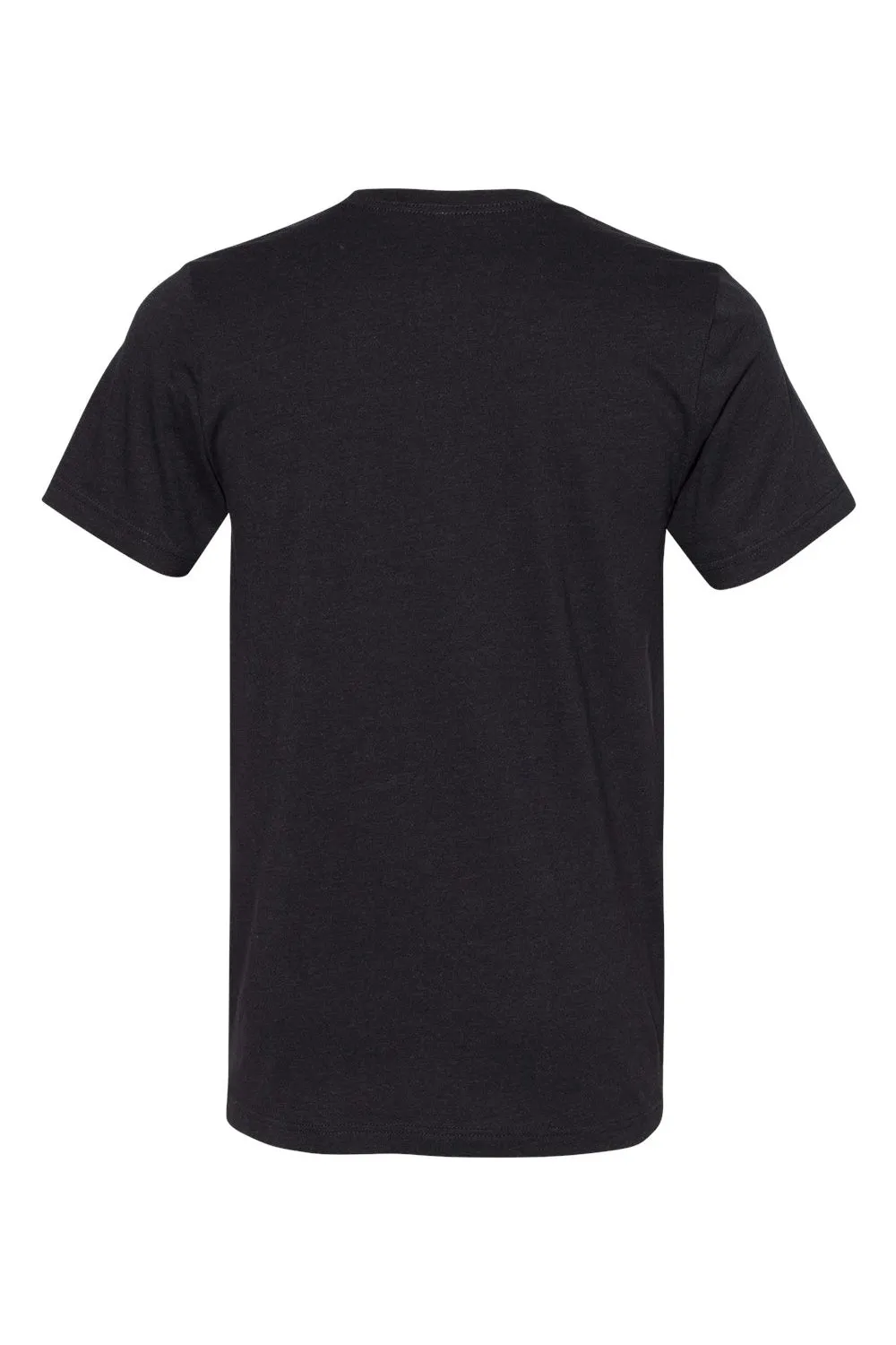 Bella   Canvas Mens Jersey Short Sleeve Crewneck T-Shirt - Heather Black - Closeout