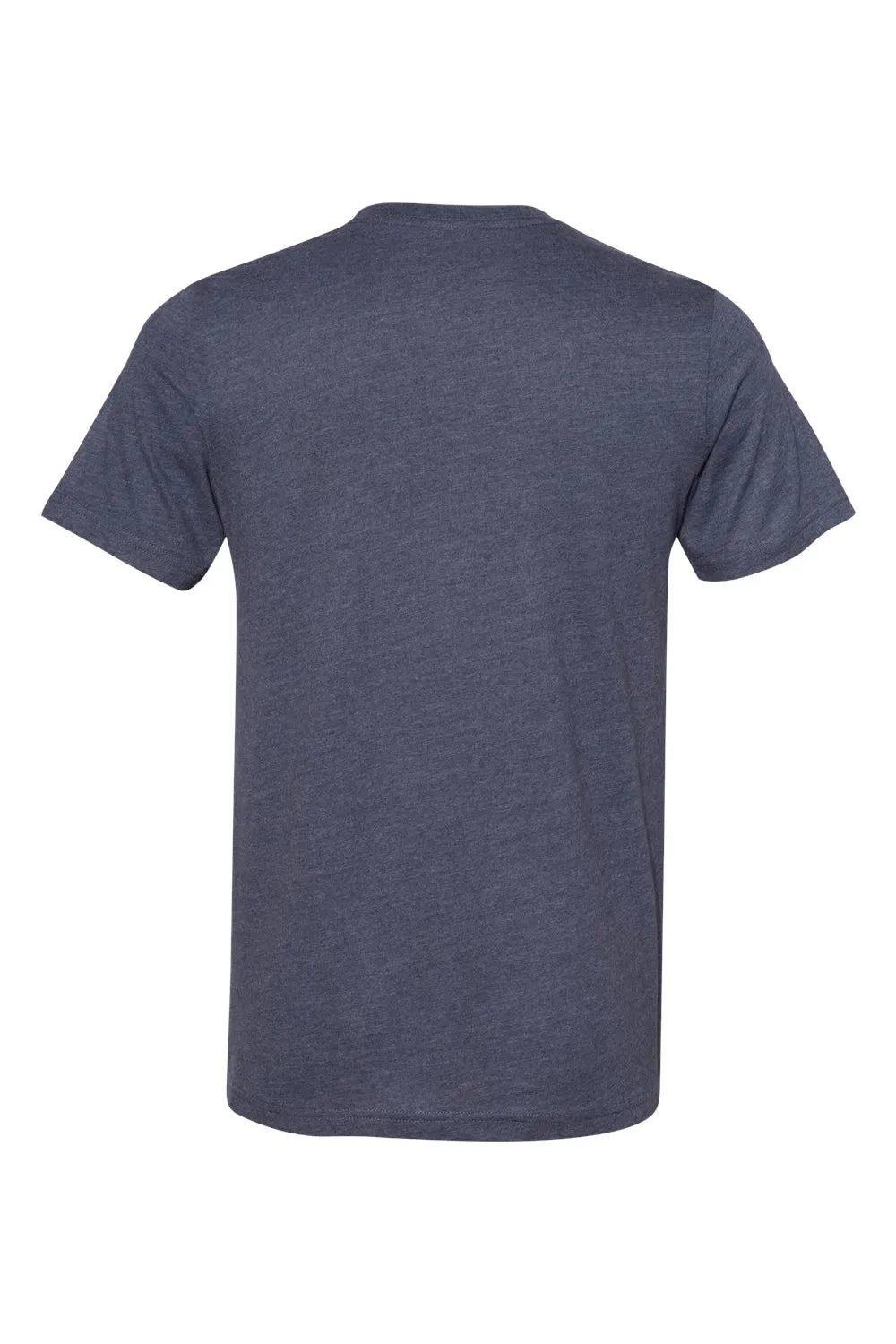 Bella   Canvas Mens Jersey Short Sleeve Crewneck T-Shirt - Heather Midnight Navy Blue