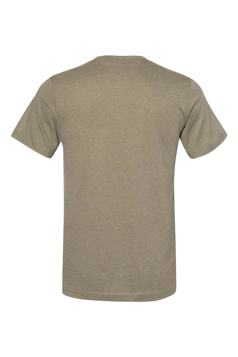Bella   Canvas Mens Jersey Short Sleeve Crewneck T-Shirt - Heather Olive Green - Closeout