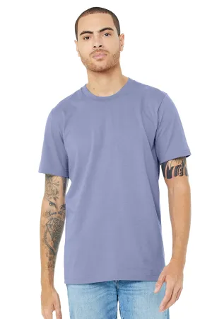 Bella   Canvas Mens Jersey Short Sleeve Crewneck T-Shirt - Lavender Blue